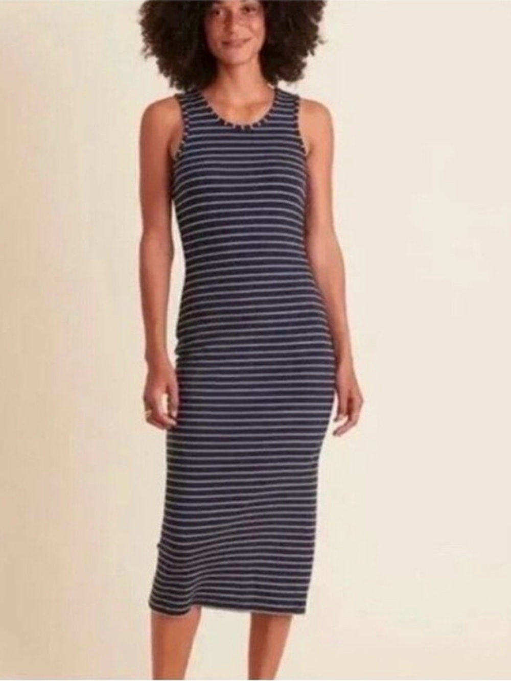 Marine Layer striped Bodycon Midi Knit Dress
